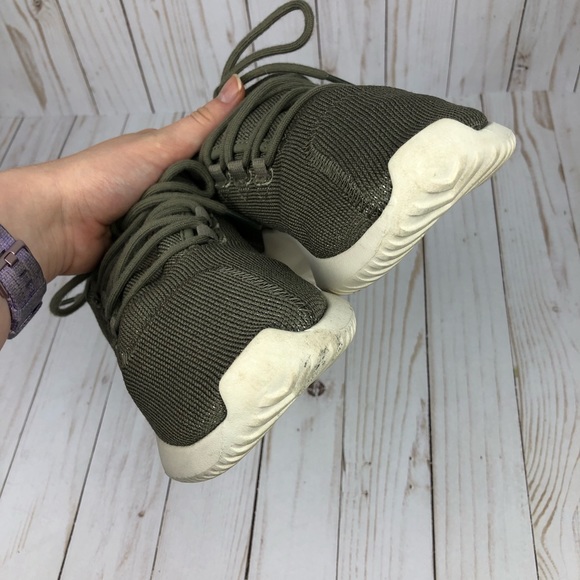 Adidas Tubular Green Metallic Sneakers - Picture 6 of 8